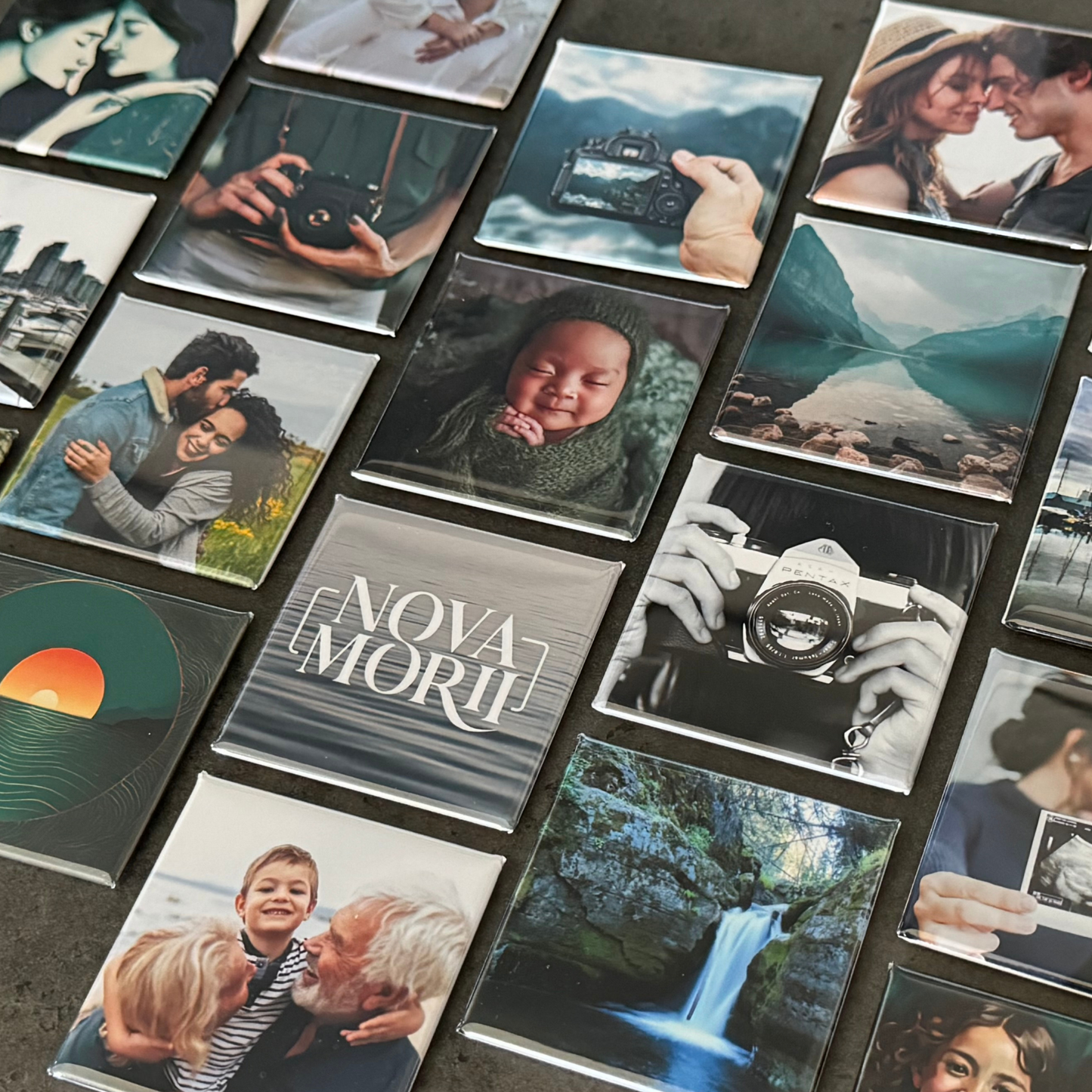 2"x 2" Custom Square Photo Magnets