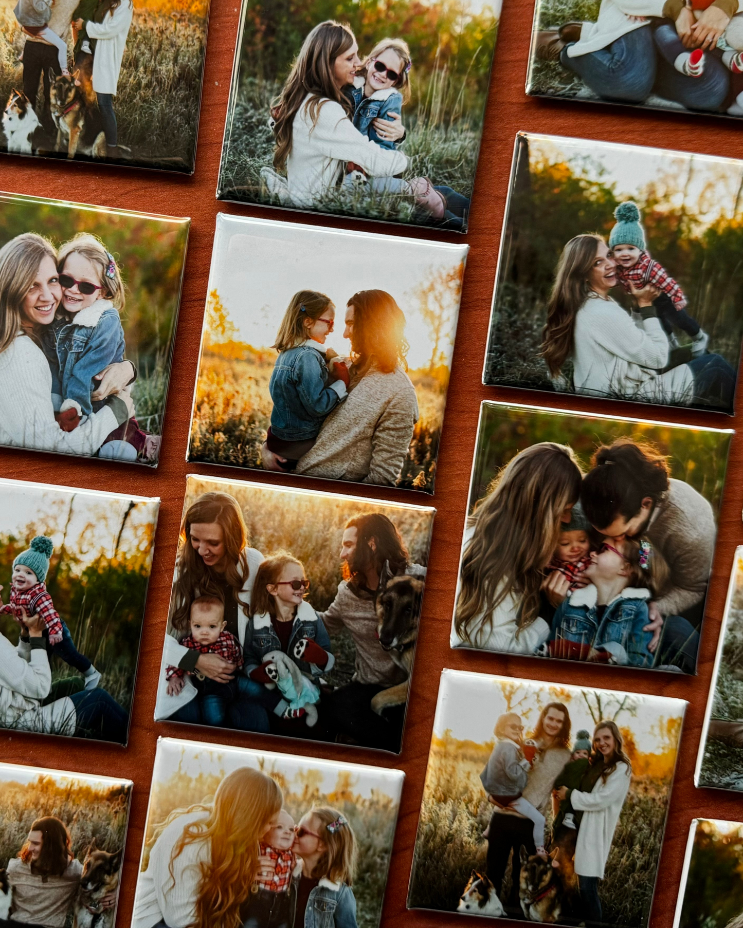 2"x 2" Custom Square Photo Magnets