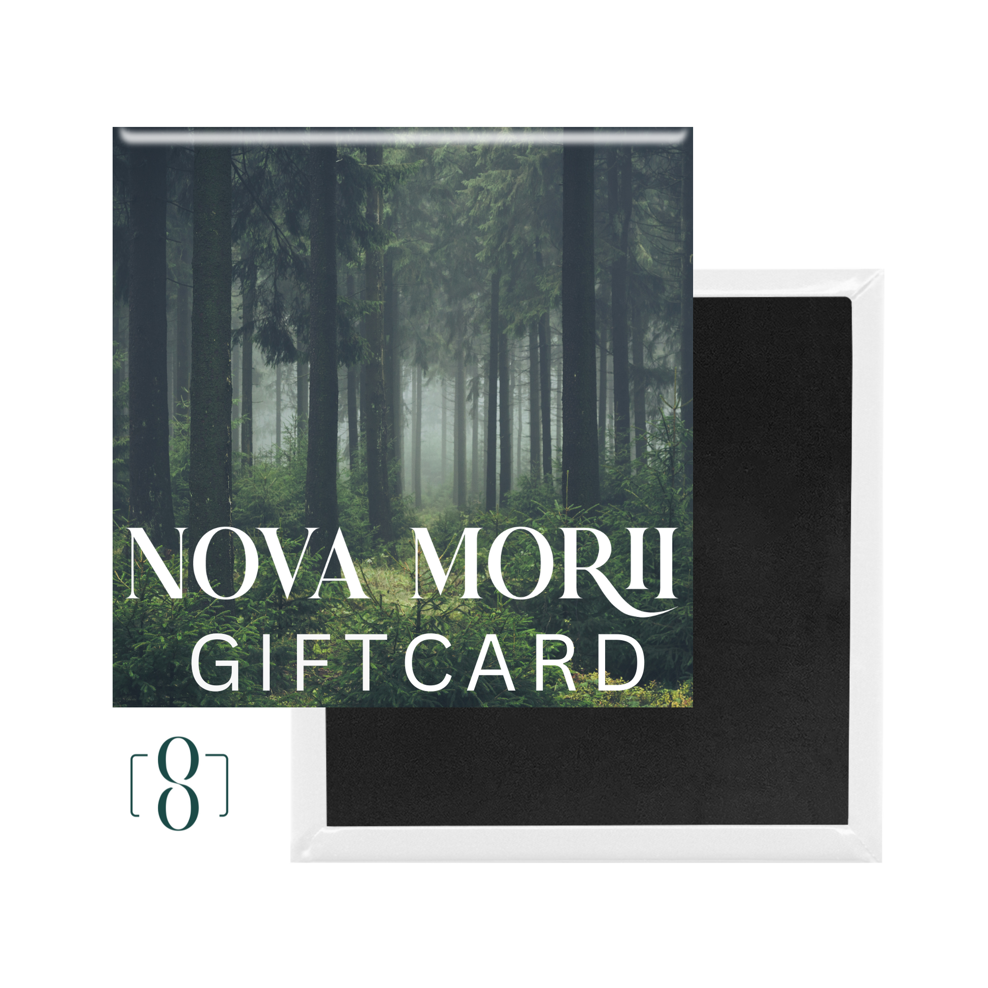Nova Morii digital gift card for personalized photo magnet keepsakes