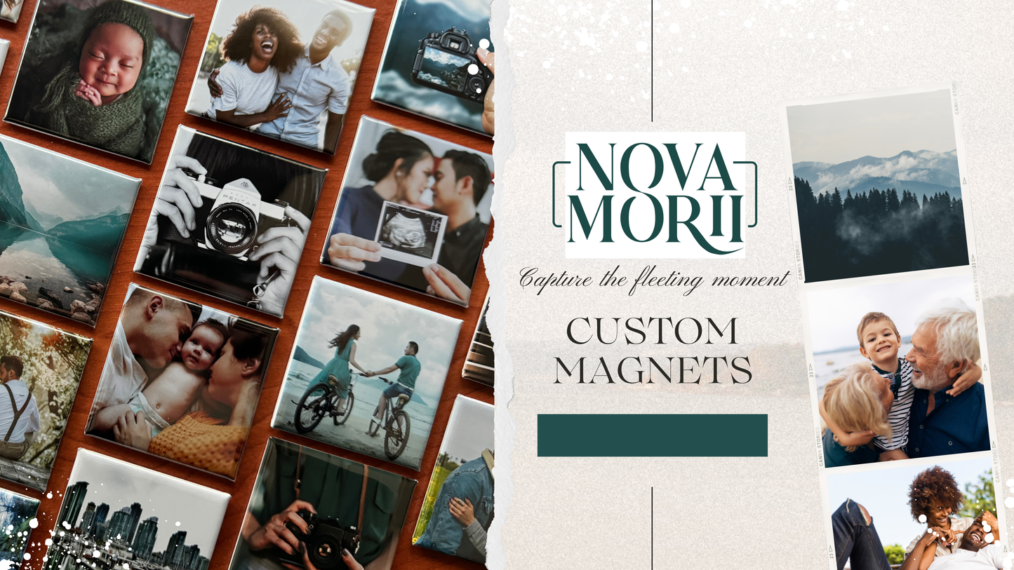 2"x 2" Custom Square Photo Magnets